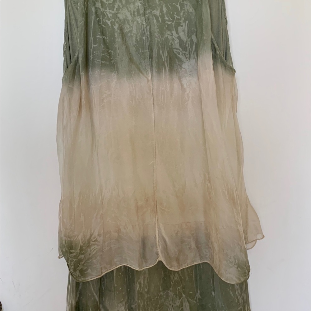 Silk Blouson dress - Picture 2 of 8